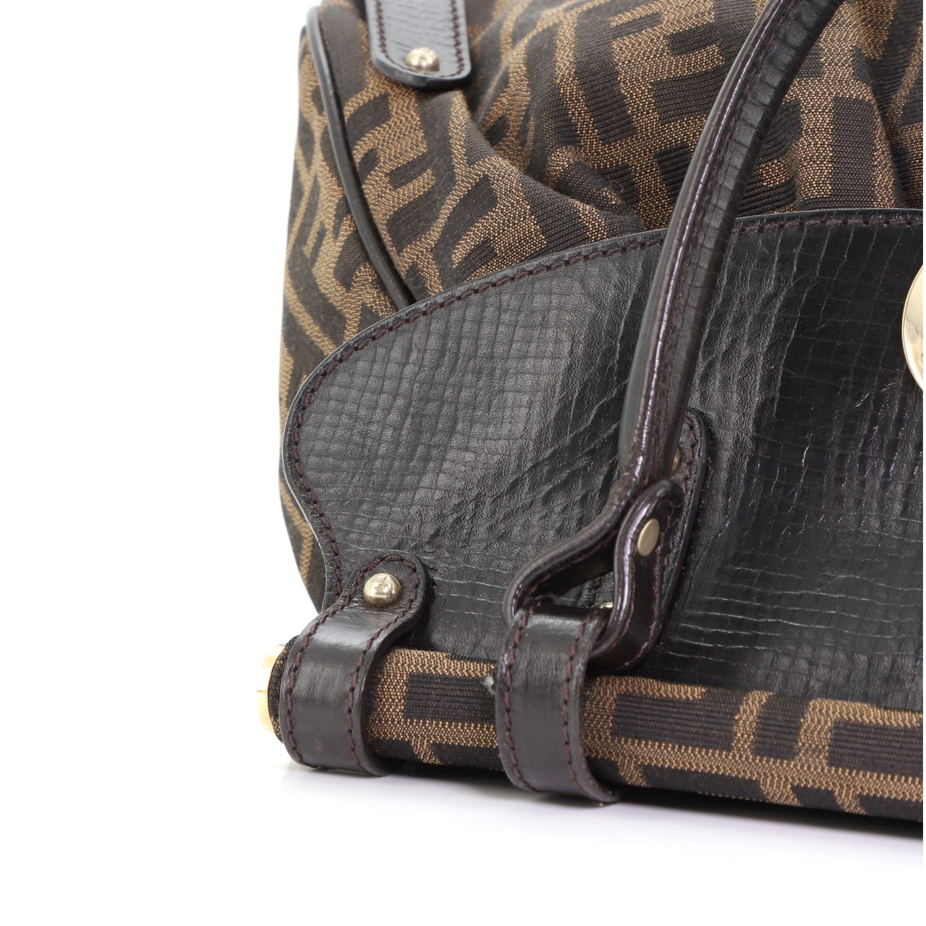Borsa magica Fendi in tela Zucca Media 2