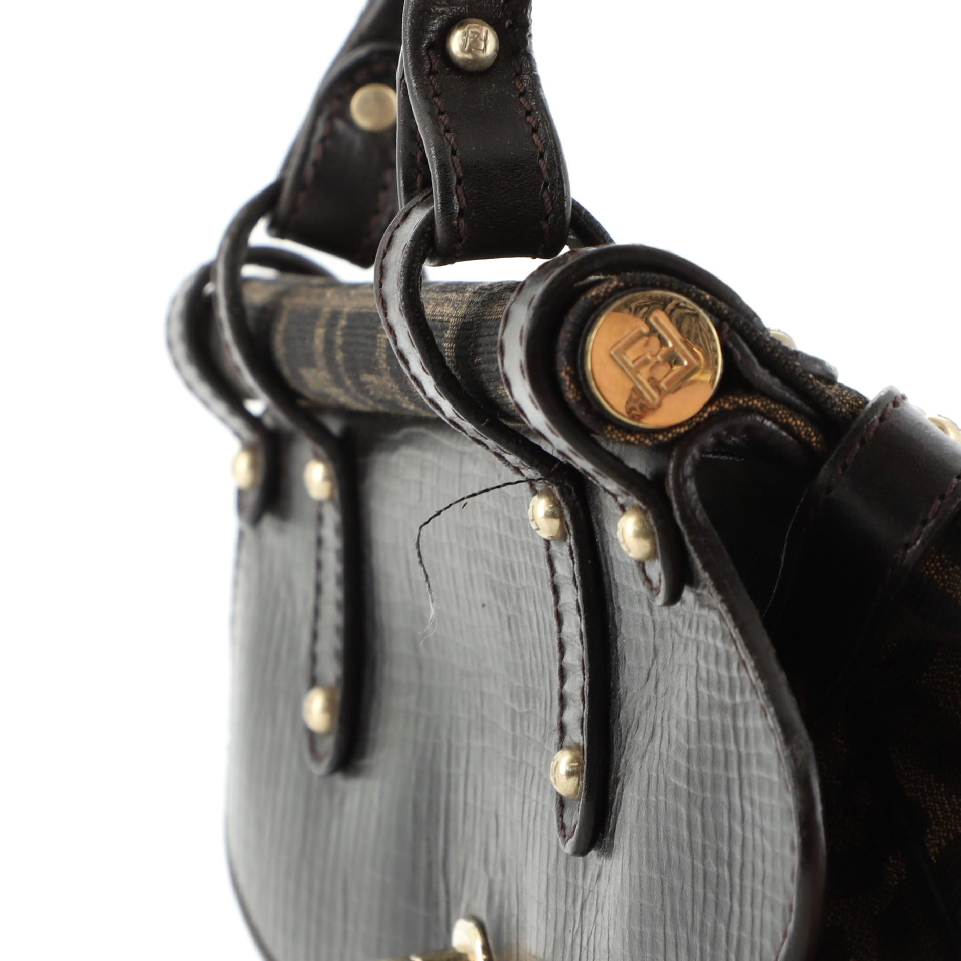 Borsa magica Fendi in tela Zucca Media 3