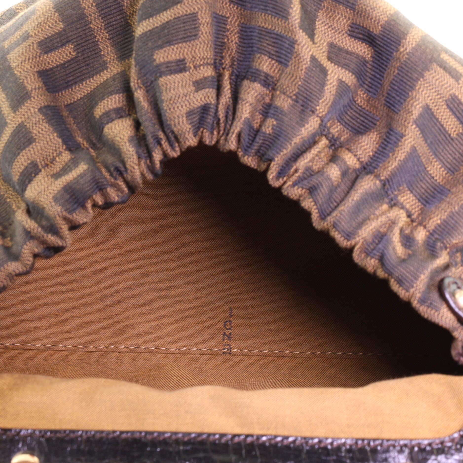 Fendi Magic Bag Zucca aus Segeltuch Klein 1
