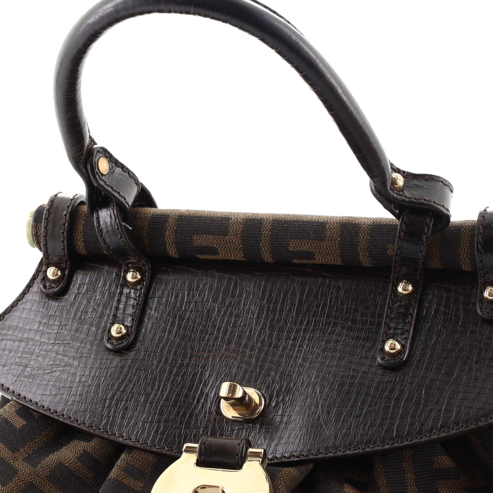 Fendi Magic Bag Zucca aus Segeltuch Klein 2
