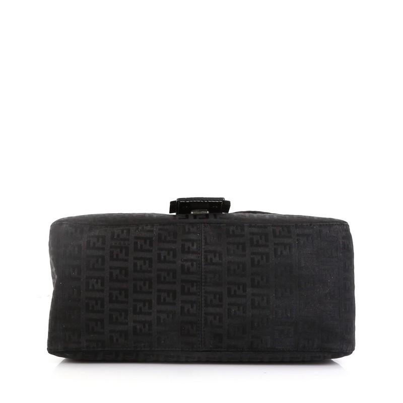 Fendi Mama Forever Bag Zucchino Canvas In Good Condition In NY, NY