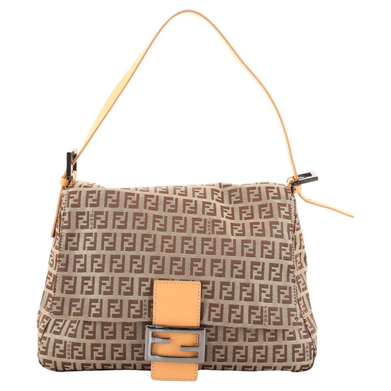 Fendi Mama Forever Bag Zucchino Canvas For Sale at 1stDibs