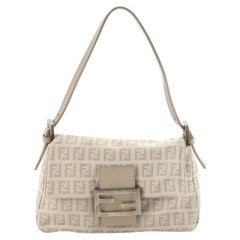 Fendi Mama Forever Bag Zucchino Canvas Mini
