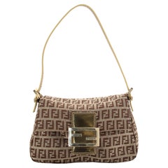 Fendi Mama Forever Bag Zucchino Canvas Mini