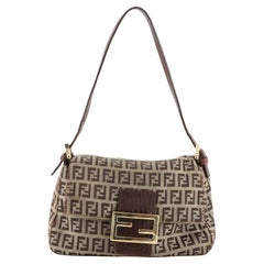 Fendi Mama Forever Bag Zucchino Canvas Mini