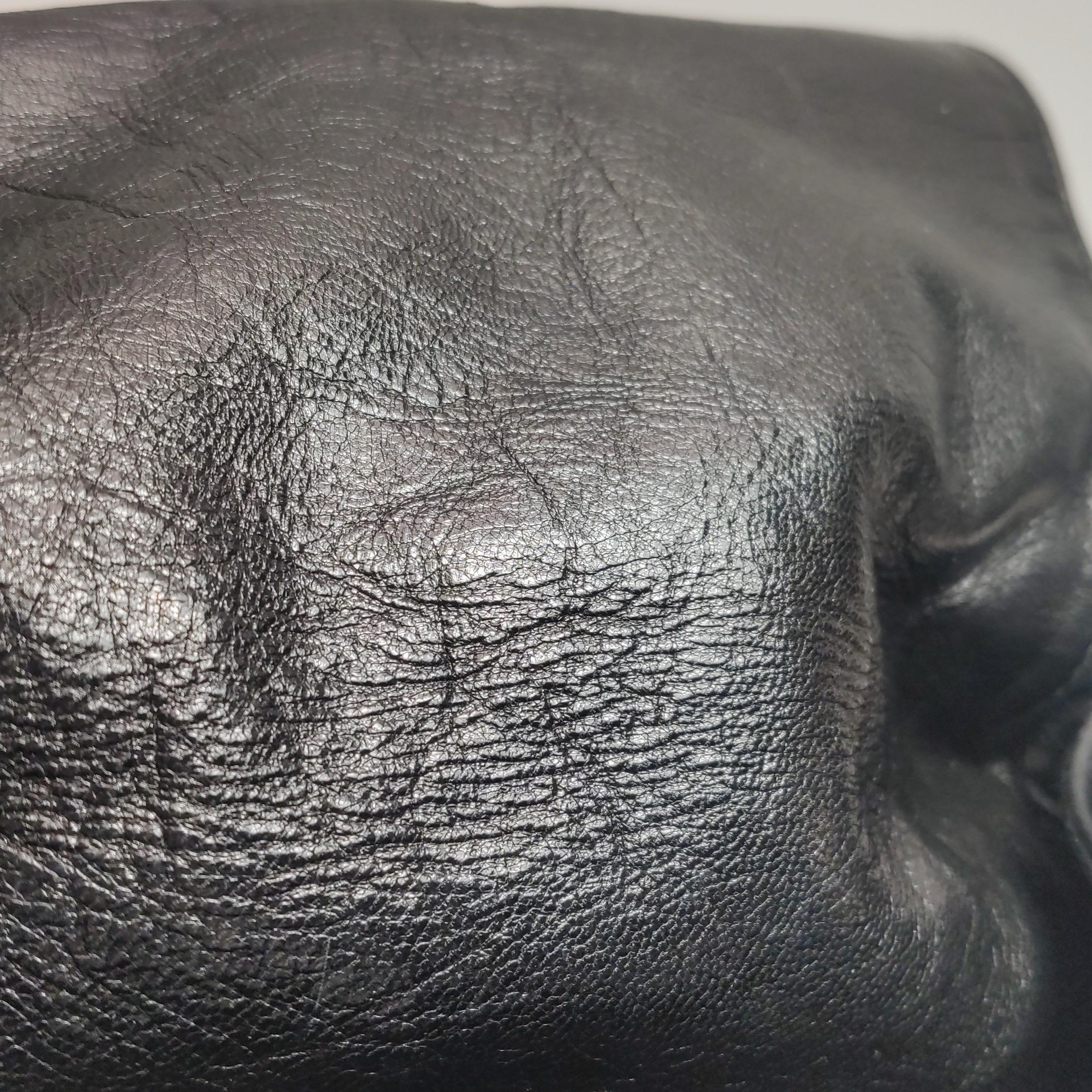 Fendi Mamma Baguette Borsa a tracolla in pelle di vitello con pelo di pony nero in vendita 15