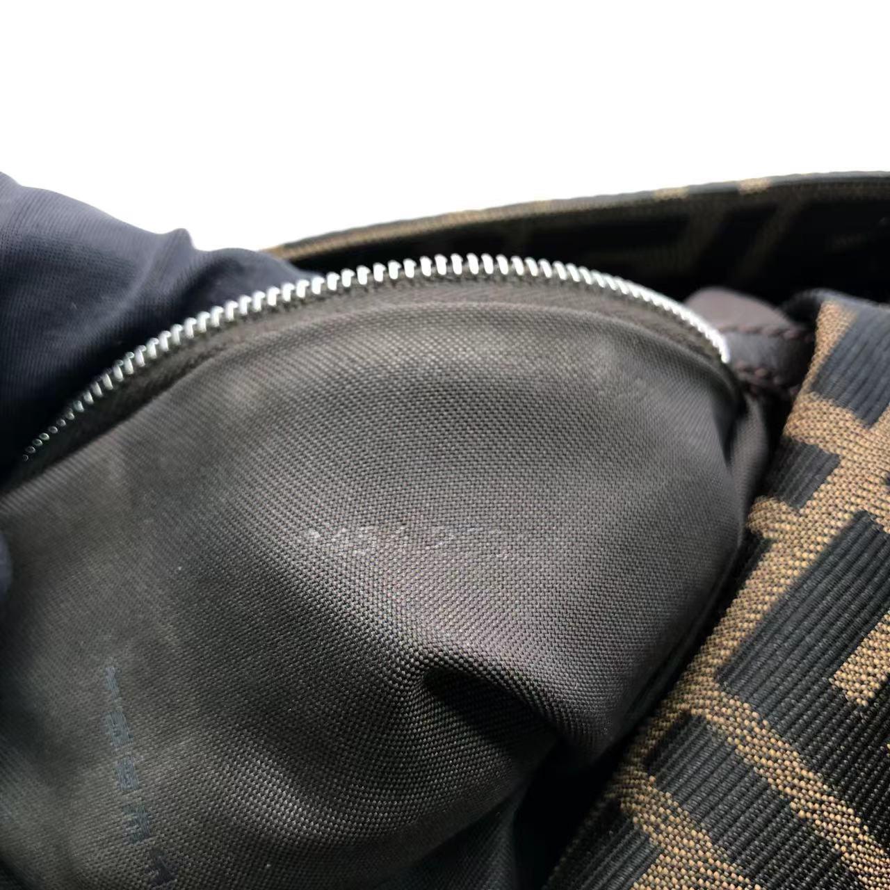Fendi Mamma Baguette Brown Classic Zucca Monogram 9