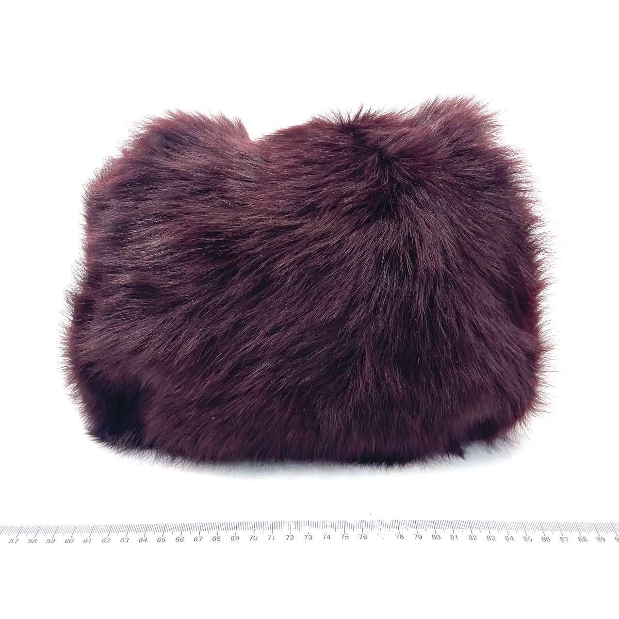 Fendi Mamma Baguette Black Faux Fur Shoulder Bag
 These are professional photos of the actual bag.
 This Fendi Baguette is both a handbag and a plush toy. Its touch is soft and it is highly lovable, making this piece extra special.
 CONDITION: VERY