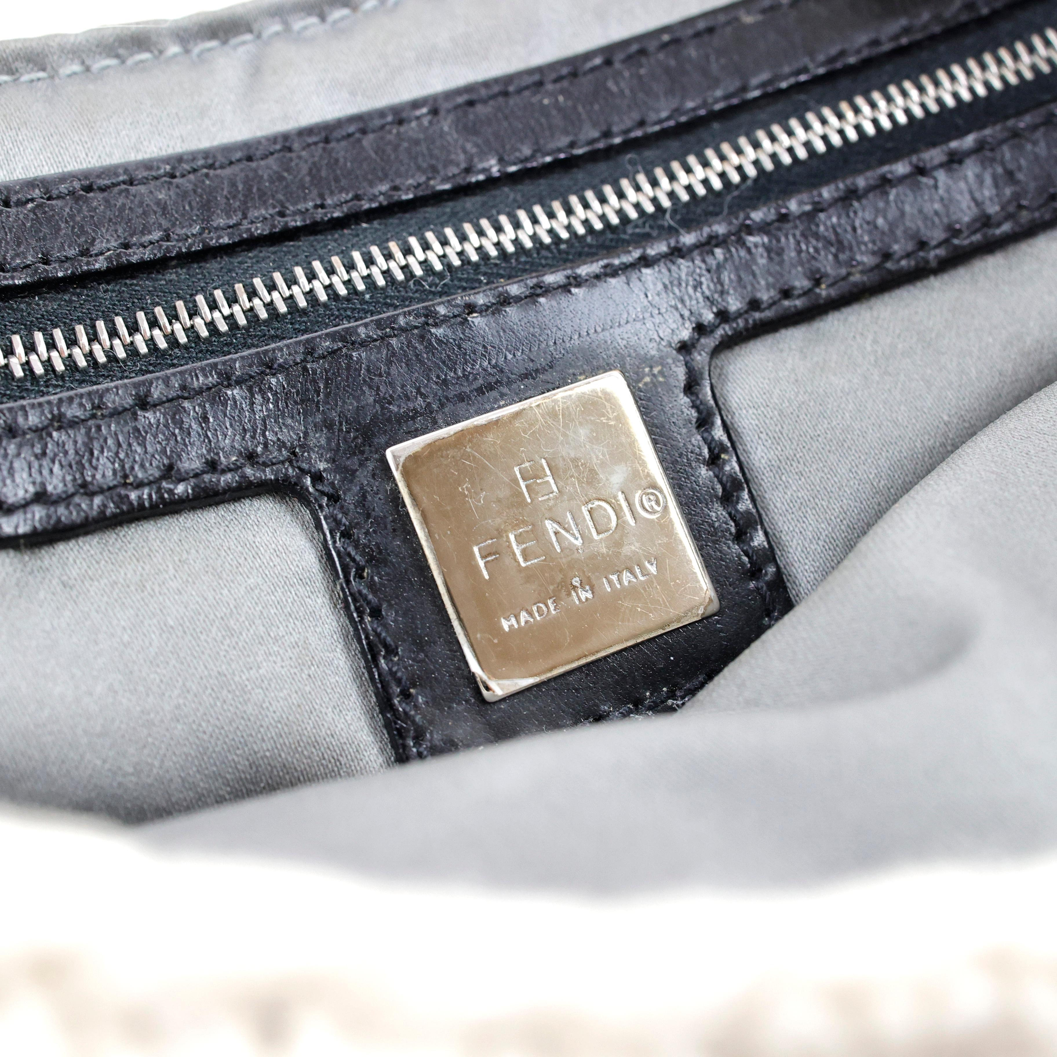 Fendi Mamma Baguette in Wool For Sale 1