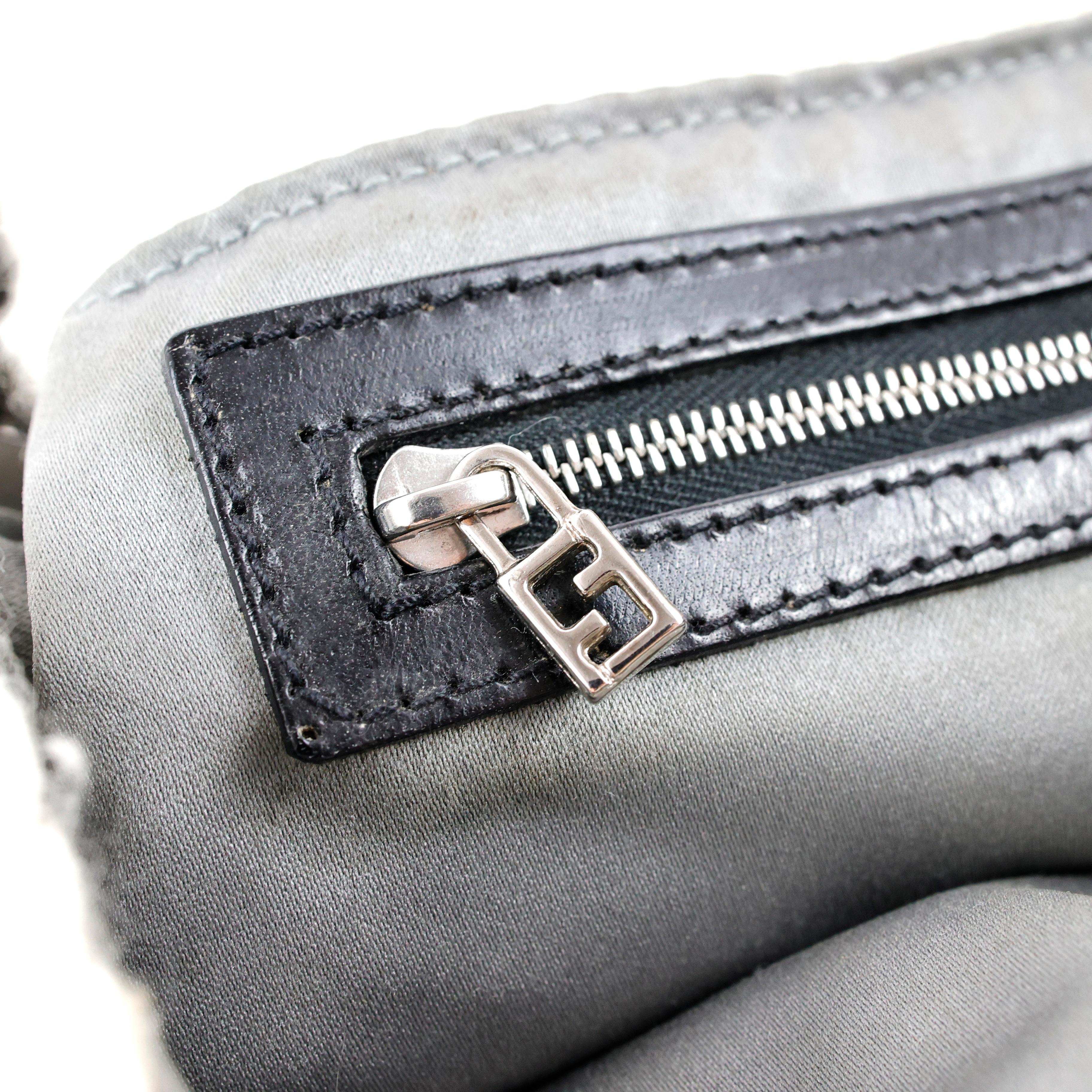 Fendi Mamma Baguette in Wool For Sale 2