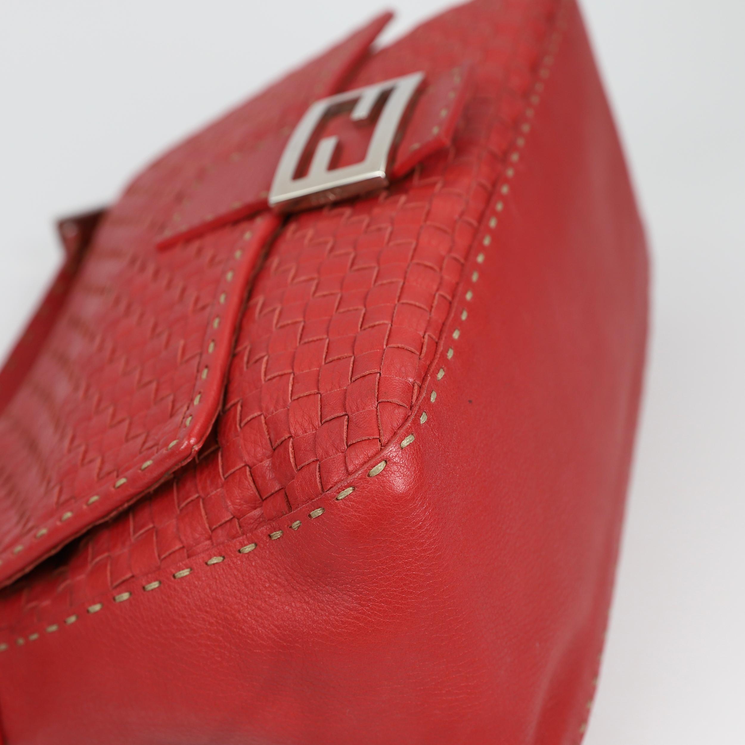 Fendi Mamma Baguette leather handbag For Sale 1