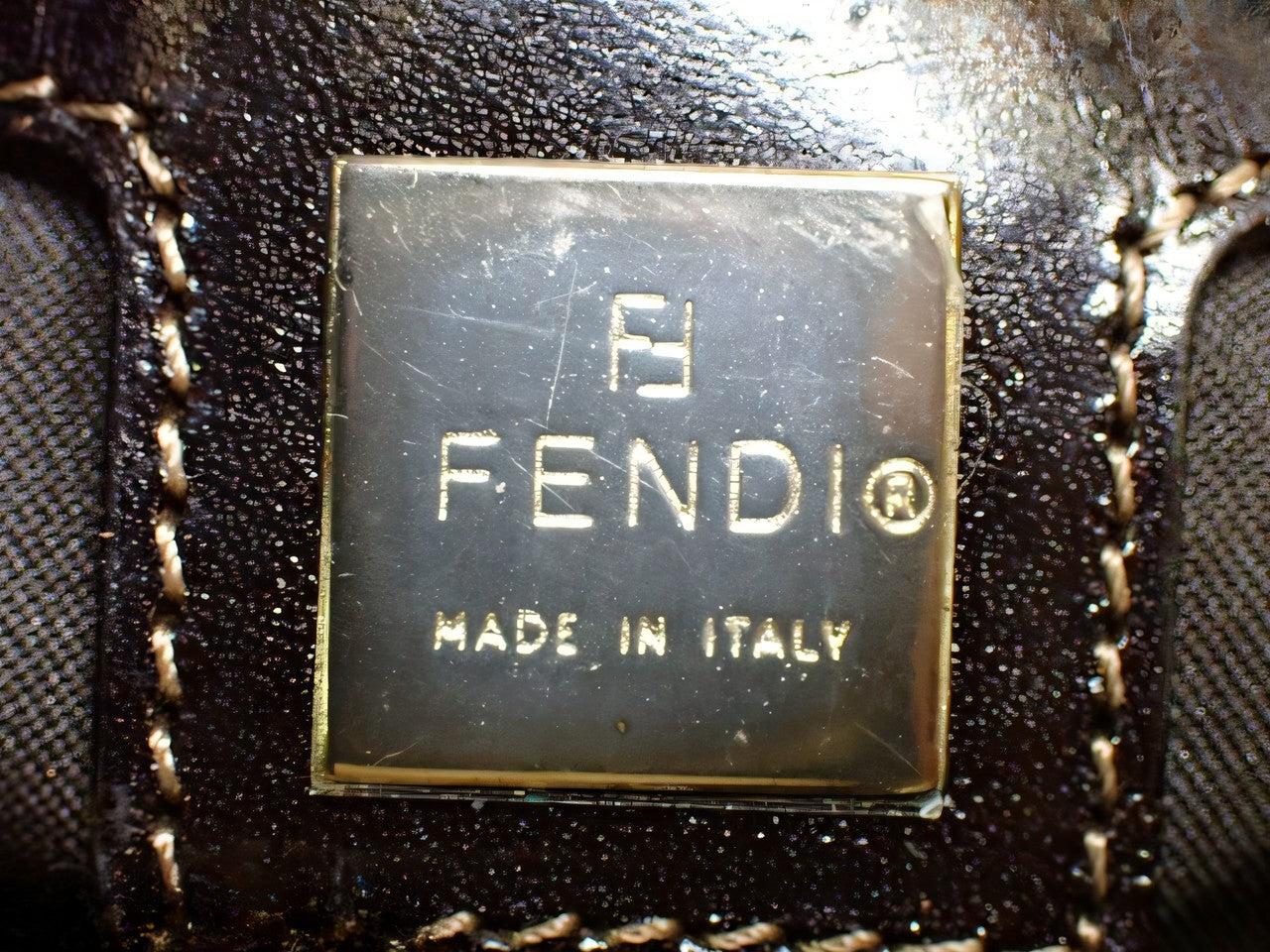 Fendi Mamma Baguette Lemon Yellow Beaded Shoulder Bag 10