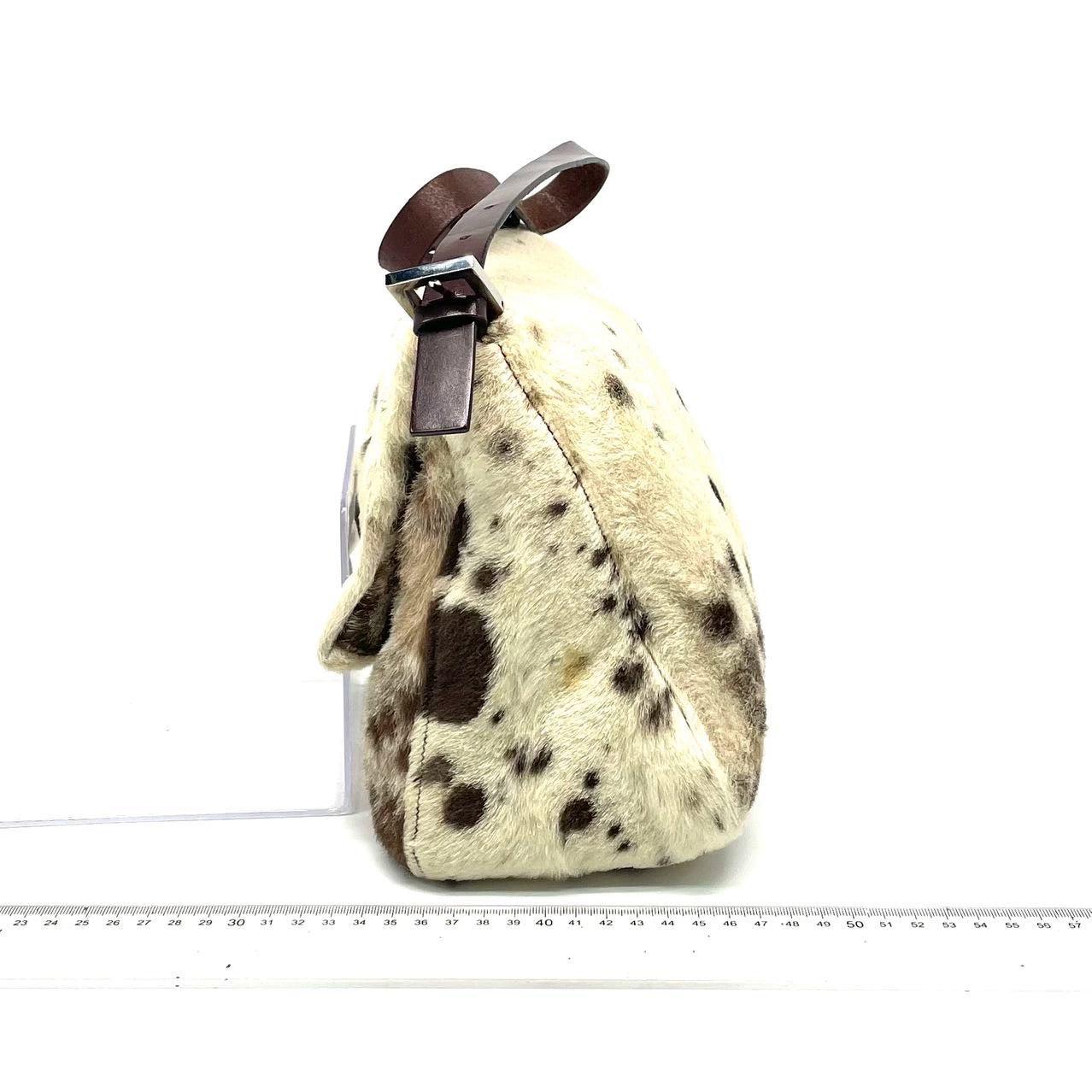 Fendi Mamma Baguette Pony-style Calfskin Dalmatian Dog Polka Dots Print 1