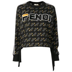 Fendi Mania Logo-Print Sweatshirt 