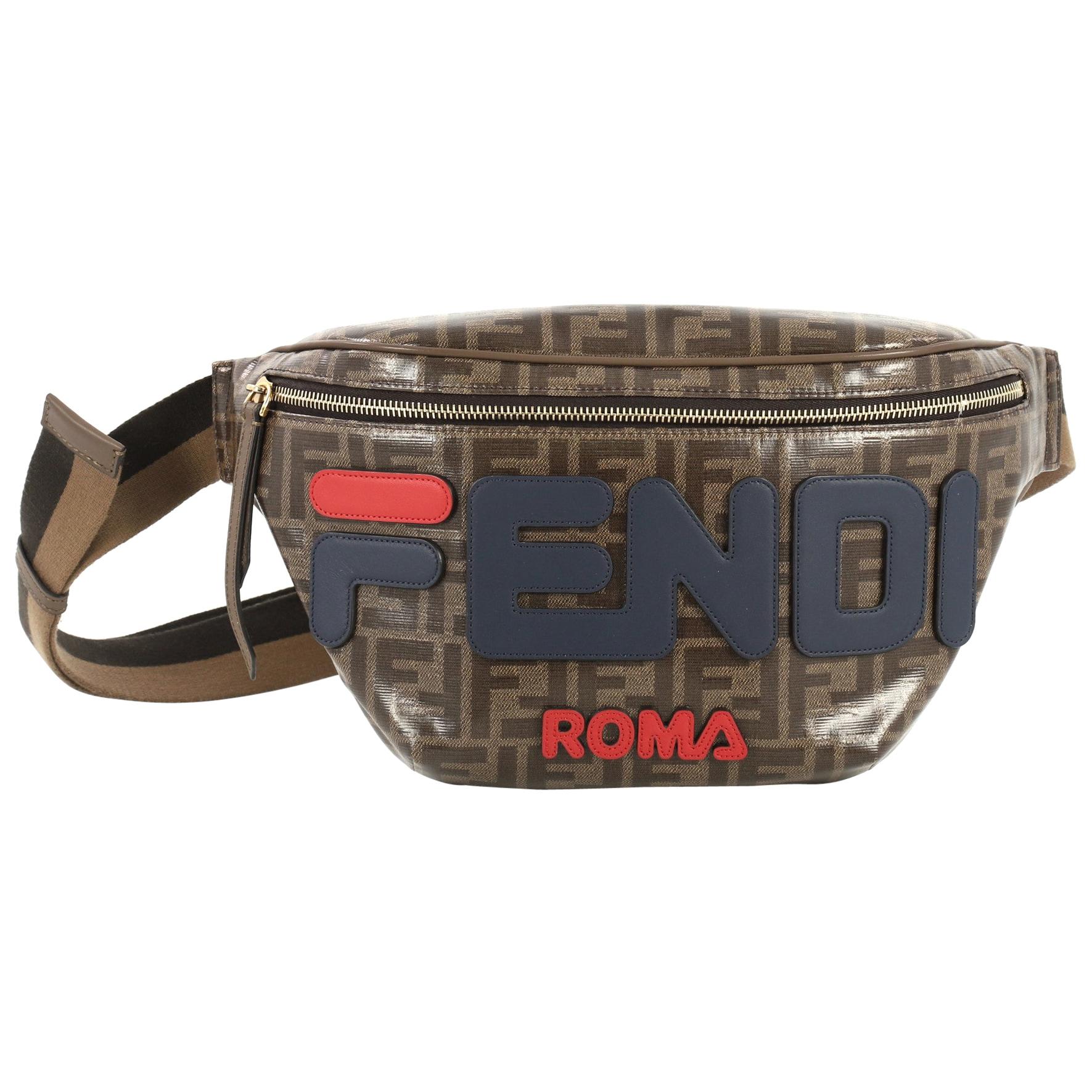 Fendi Mania Waist Bag Zucca Coated Canvas