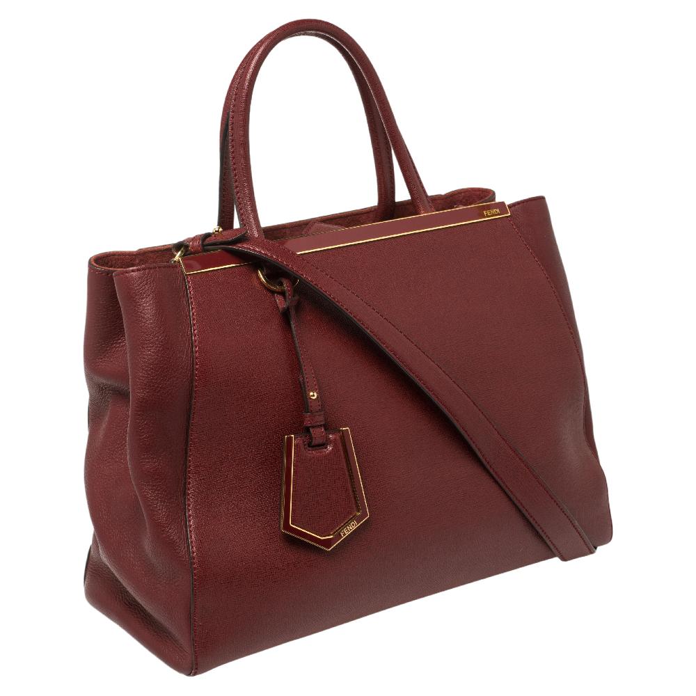 Fendi's 2Jours tote is one of the most iconic designs from the label and it still continues to receive the love of women around the world. Crafted from leather, the bag features double-rolled handles and an optional shoulder strap. It is equipped