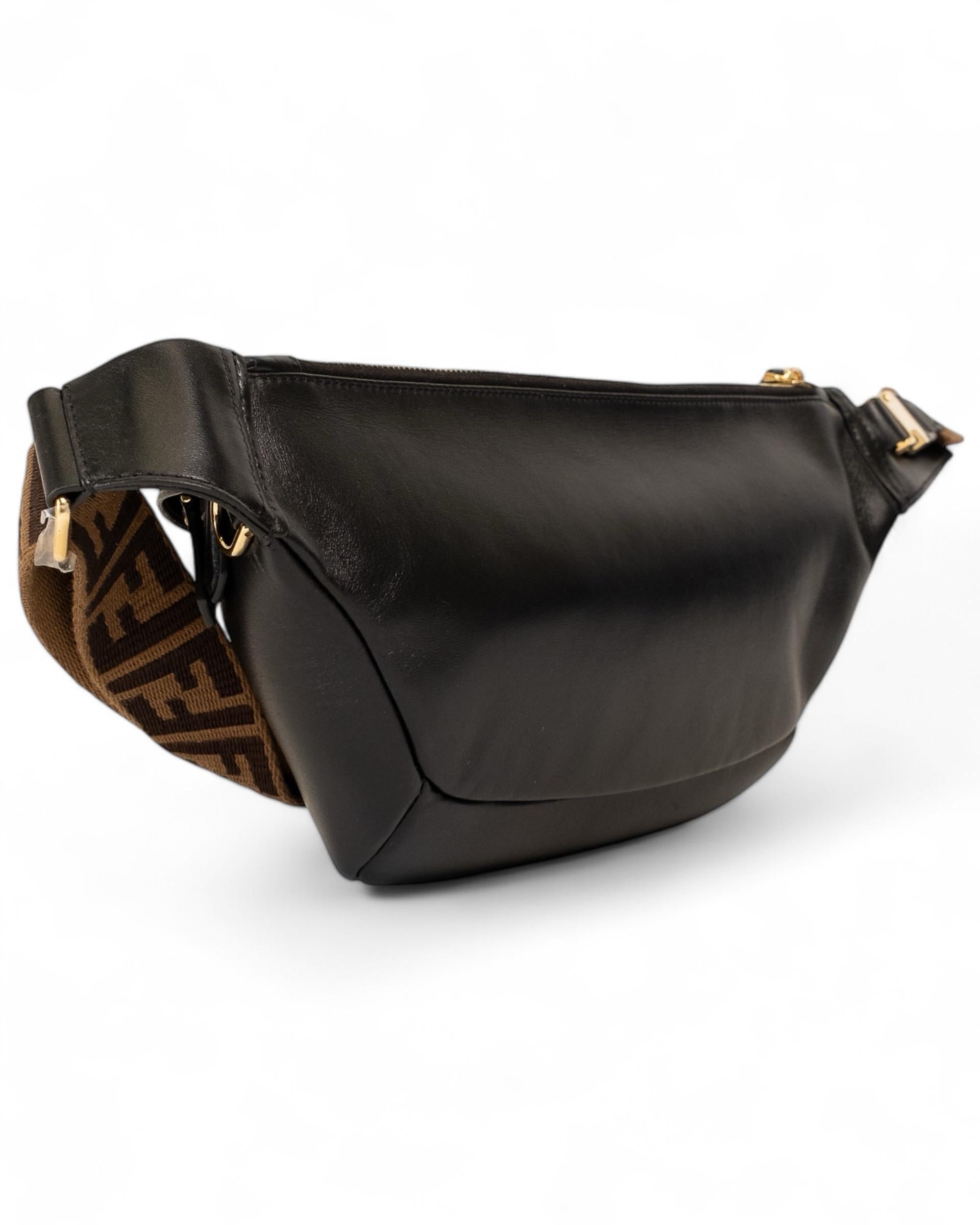 Women's Fendi Baguette FF Black