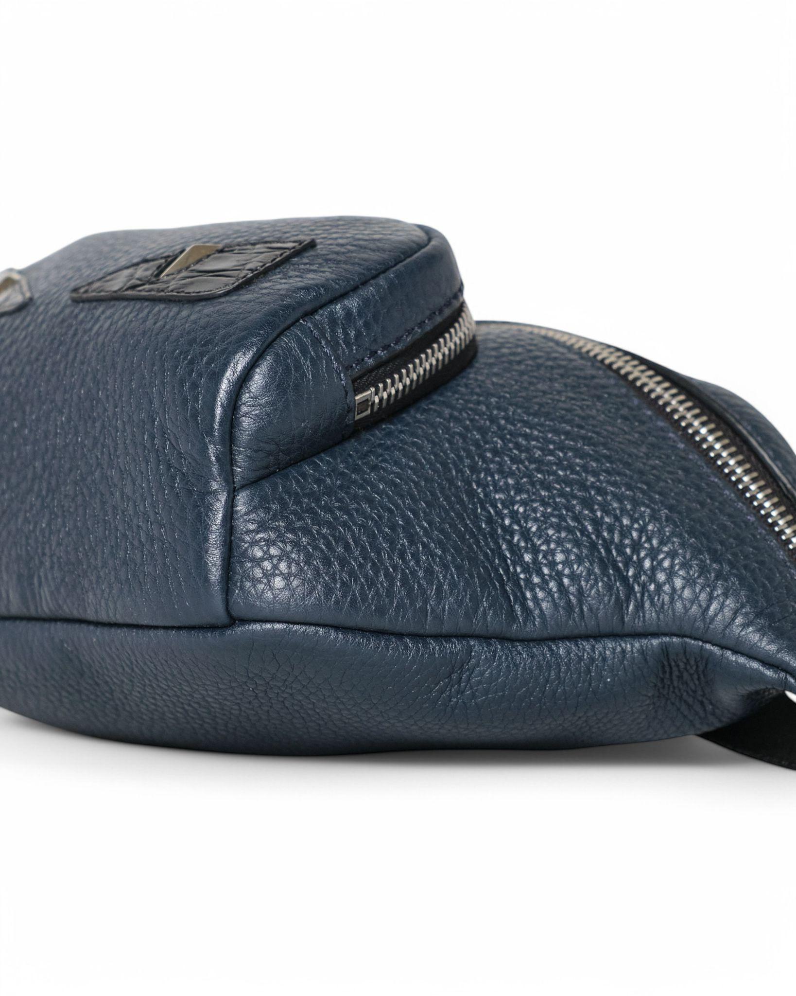 Fendi Fanny Pack Monster Eye Small Night Blue For Sale 10