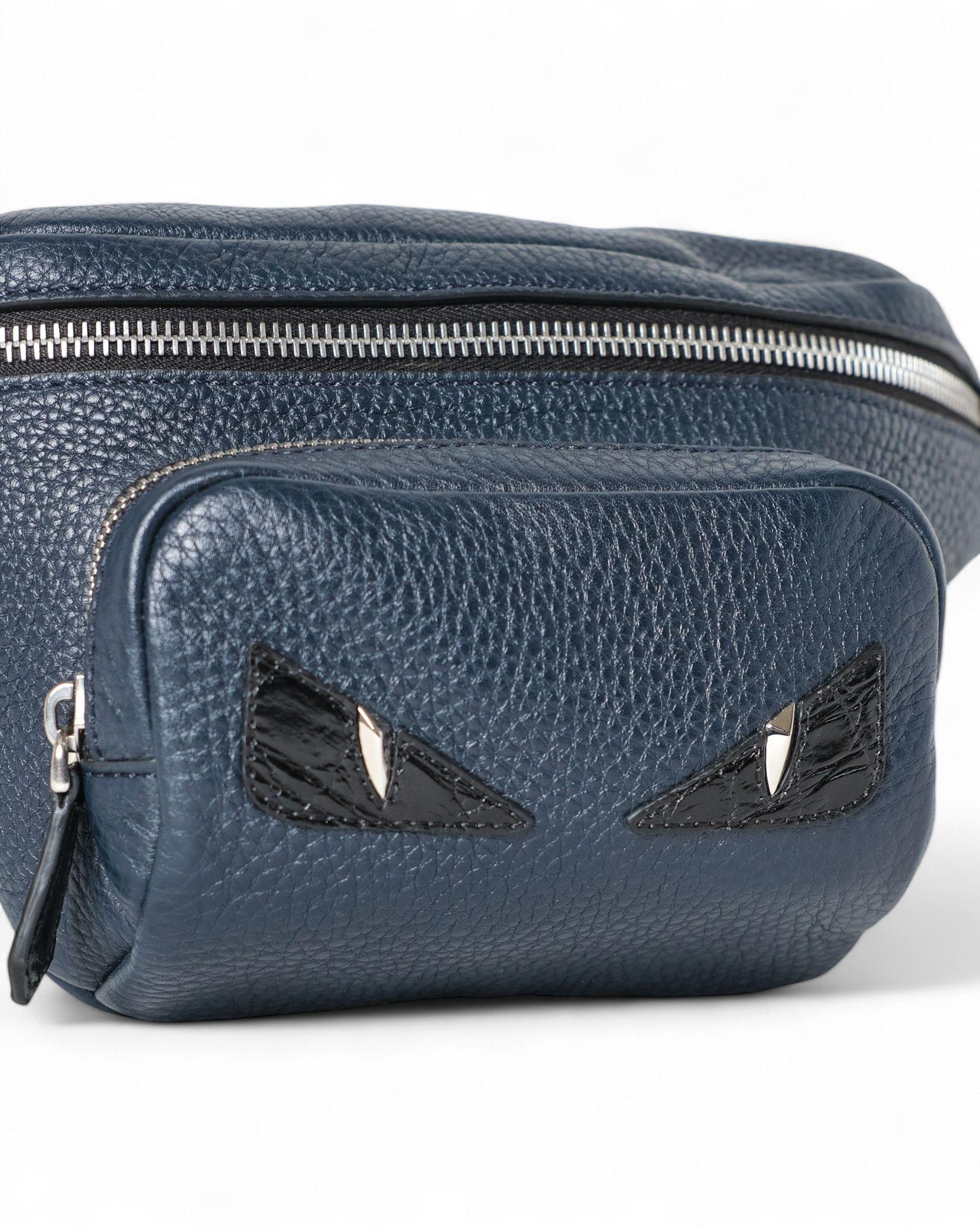 Fendi Fanny Pack Monster Eye Small Night Blue For Sale 4