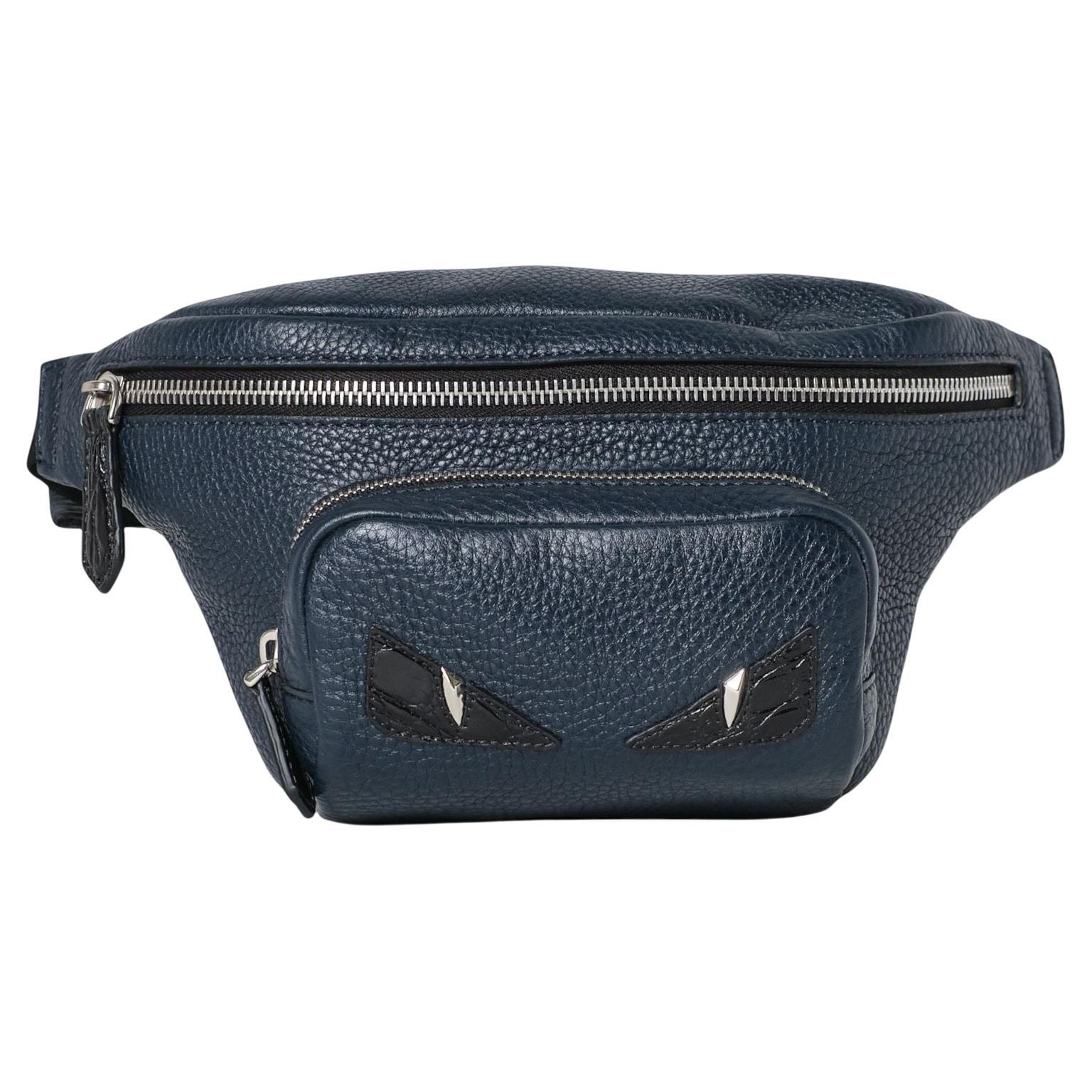 Fendi Fanny Pack Monster Eye Small Night Blue For Sale