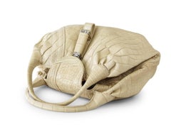 Fendi Matte Cream Crocodile Spy Bag