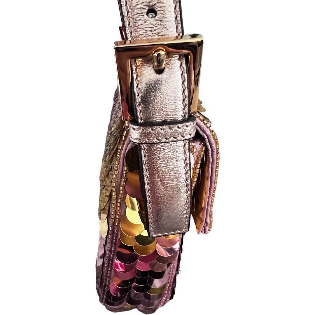 Women's FENDI Medium Sequin Re-Edition 1997 Baguette Shoulder Bag