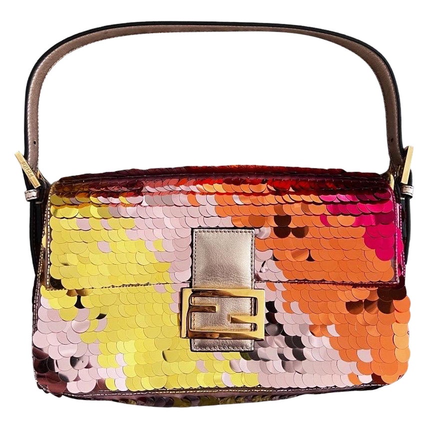 FENDI Medium Sequin Re-Edition 1997 Baguette Shoulder Bag