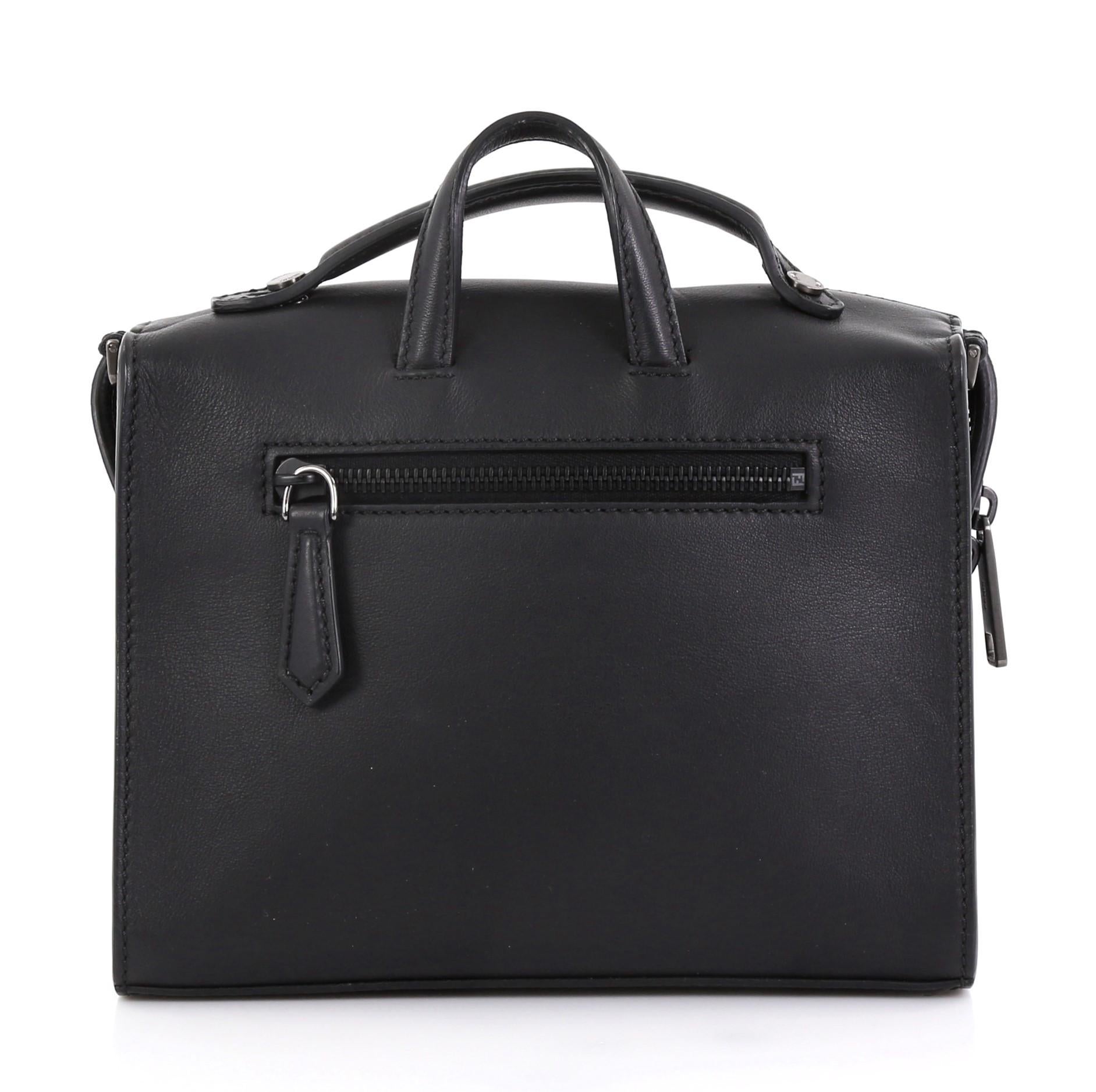 Fendi Messenger Bag Leather Mini at 1stDibs