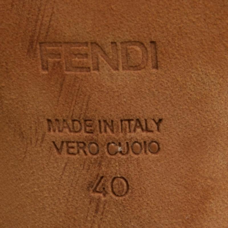 Fendi Metallic Grey Lizard Leather Chain Cage Heel Platform Sandals Size 40 For Sale 3