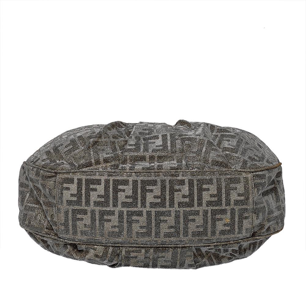 Fendi Borsa Mia in tessuto lurex metallizzato Zucca 3