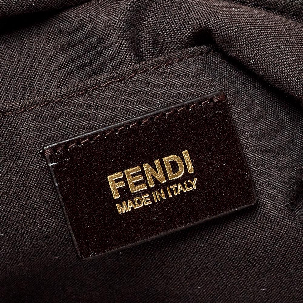 Fendi Borsa Mia in tessuto lurex metallizzato Zucca 4