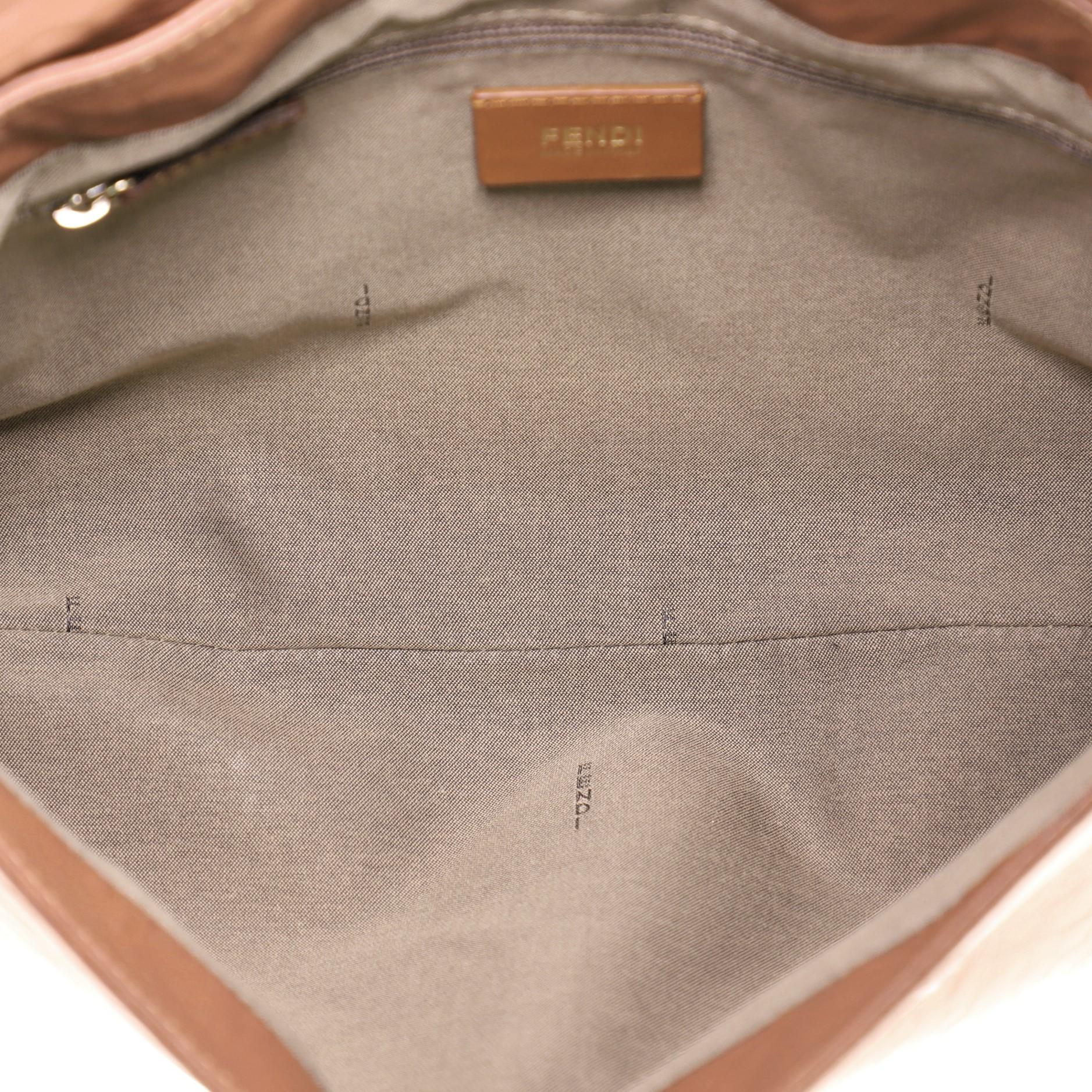 Women's or Men's Fendi Mia Crossbody Bag Leather Large