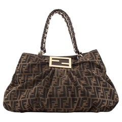 Fendi Mia Tote Zucca Canvas Large