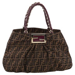 Fendi Mia Tote Zucca Canvas Large