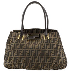 Fendi Mia Tote Zucca Canvas Large