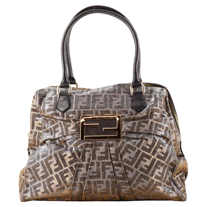 Fendi Shopping Tote Zucca Coated Canvas Tall at 1stDibs