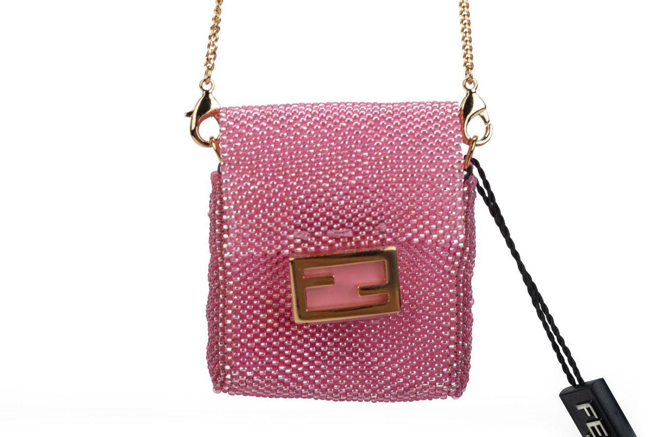 Fendi Micro Baguette Seabeds Pink NIB For Sale 1