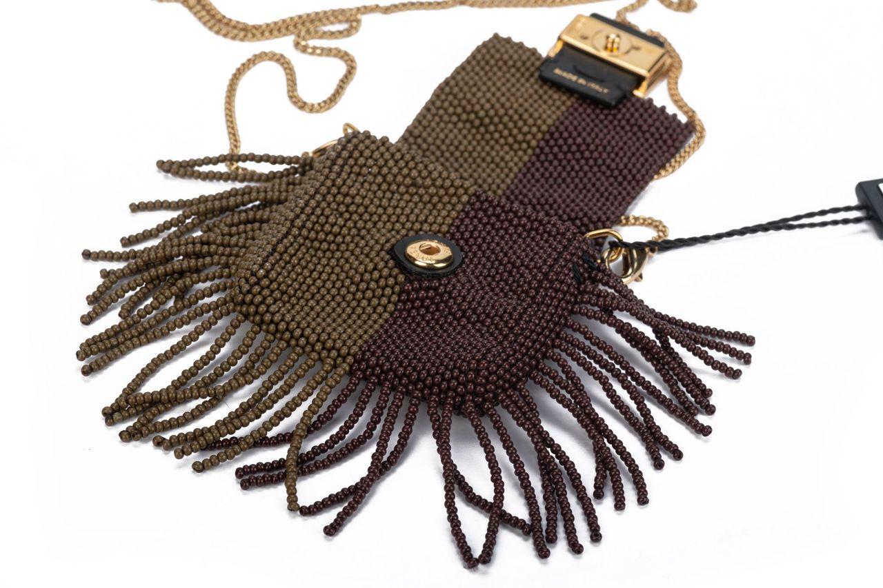 Fendi Micro Baguette With Fringes NIB For Sale 1
