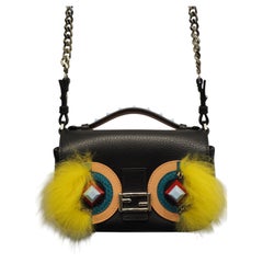 Fendi micro double sided baguette monster shoulder handle bag
