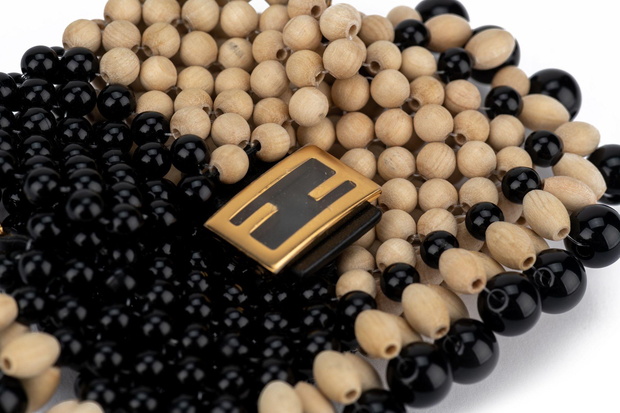 Women's Fendi Micro Fringe Baguette or Necklace For Sale
