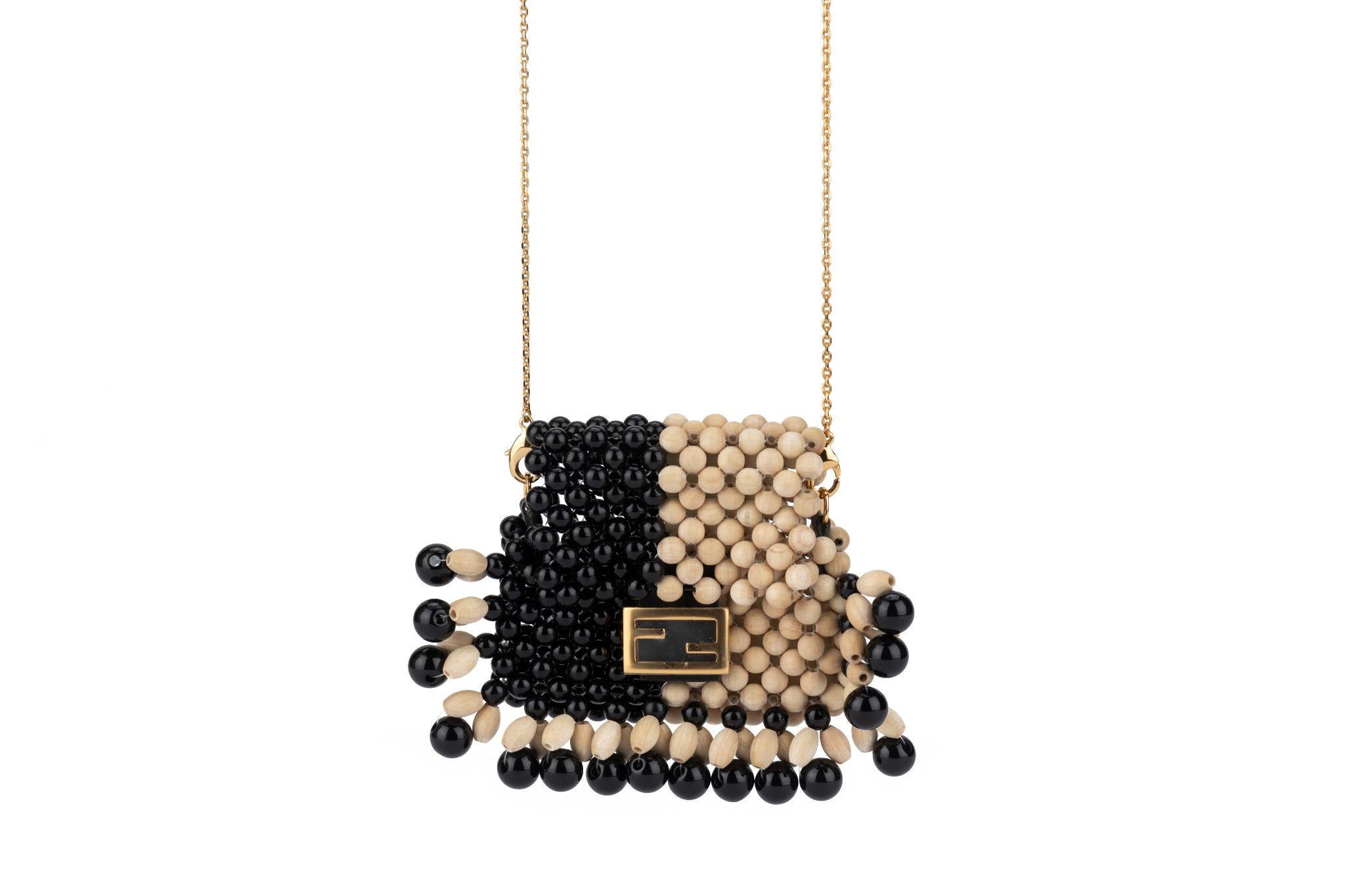 Fendi Micro Fringe Baguette or Necklace For Sale 1