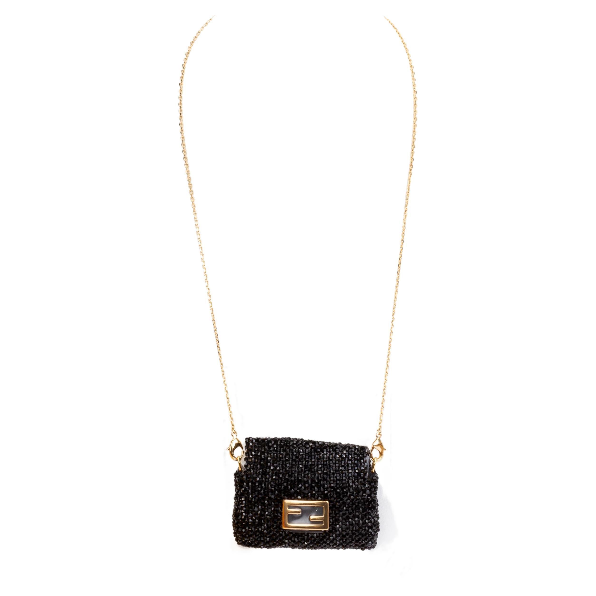 Fendi Micro Seabeads Baguette- Necklace For Sale