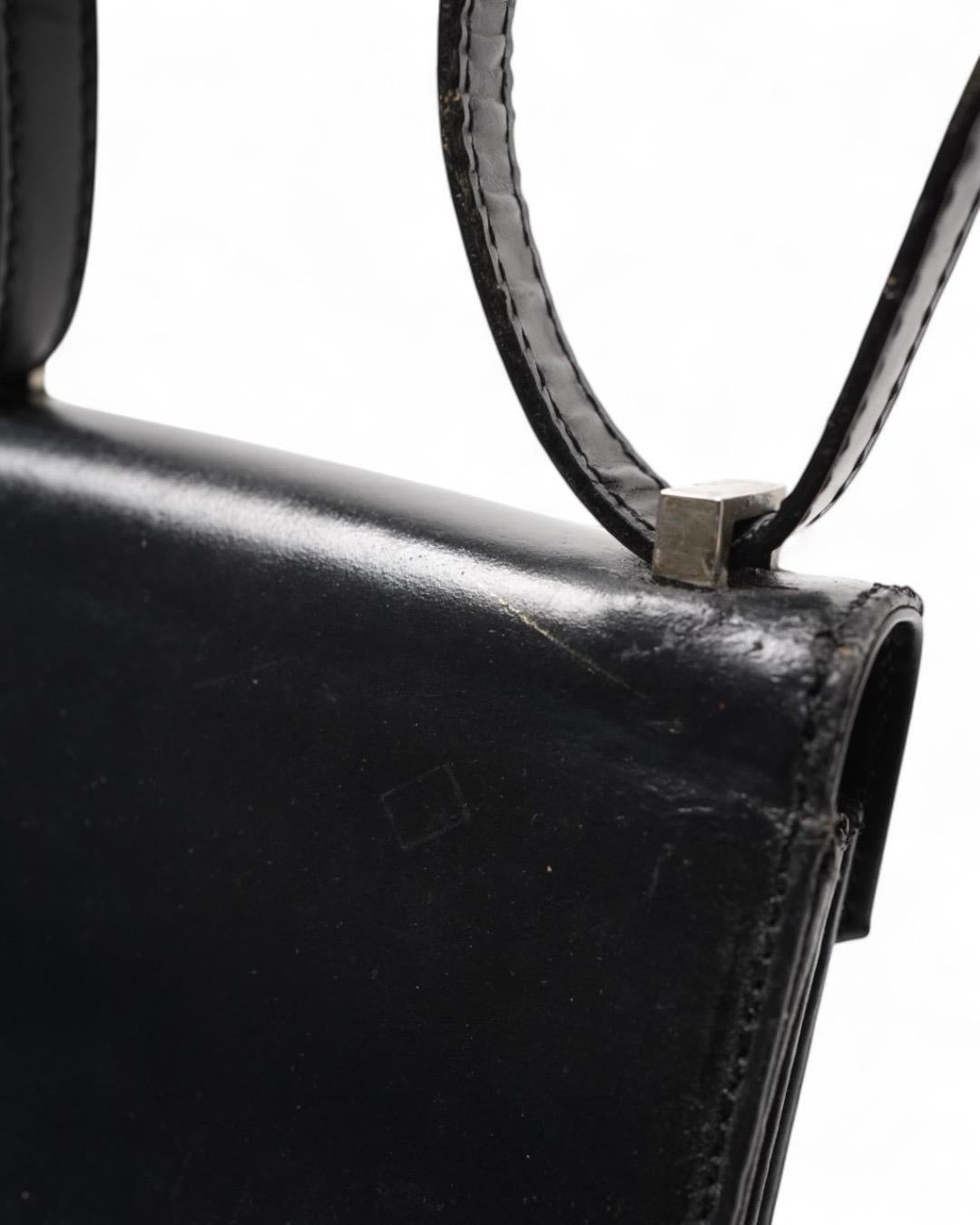 Fendi Mini Bag Sqaure Vintage Nera en vente 7