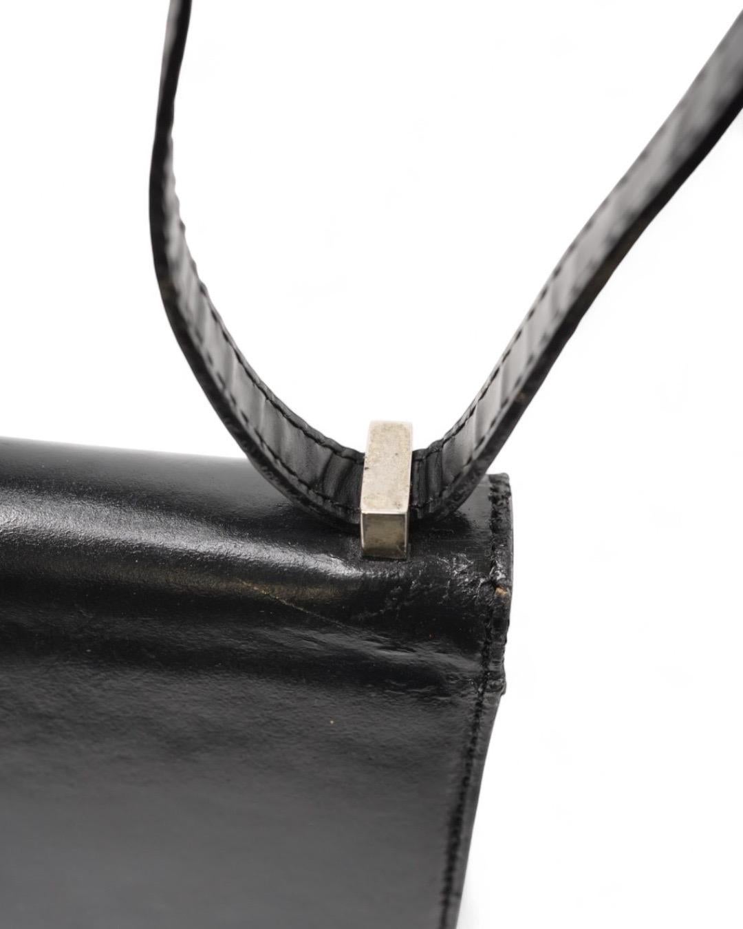 Fendi Mini Bag Sqaure Vintage Nera en vente 9