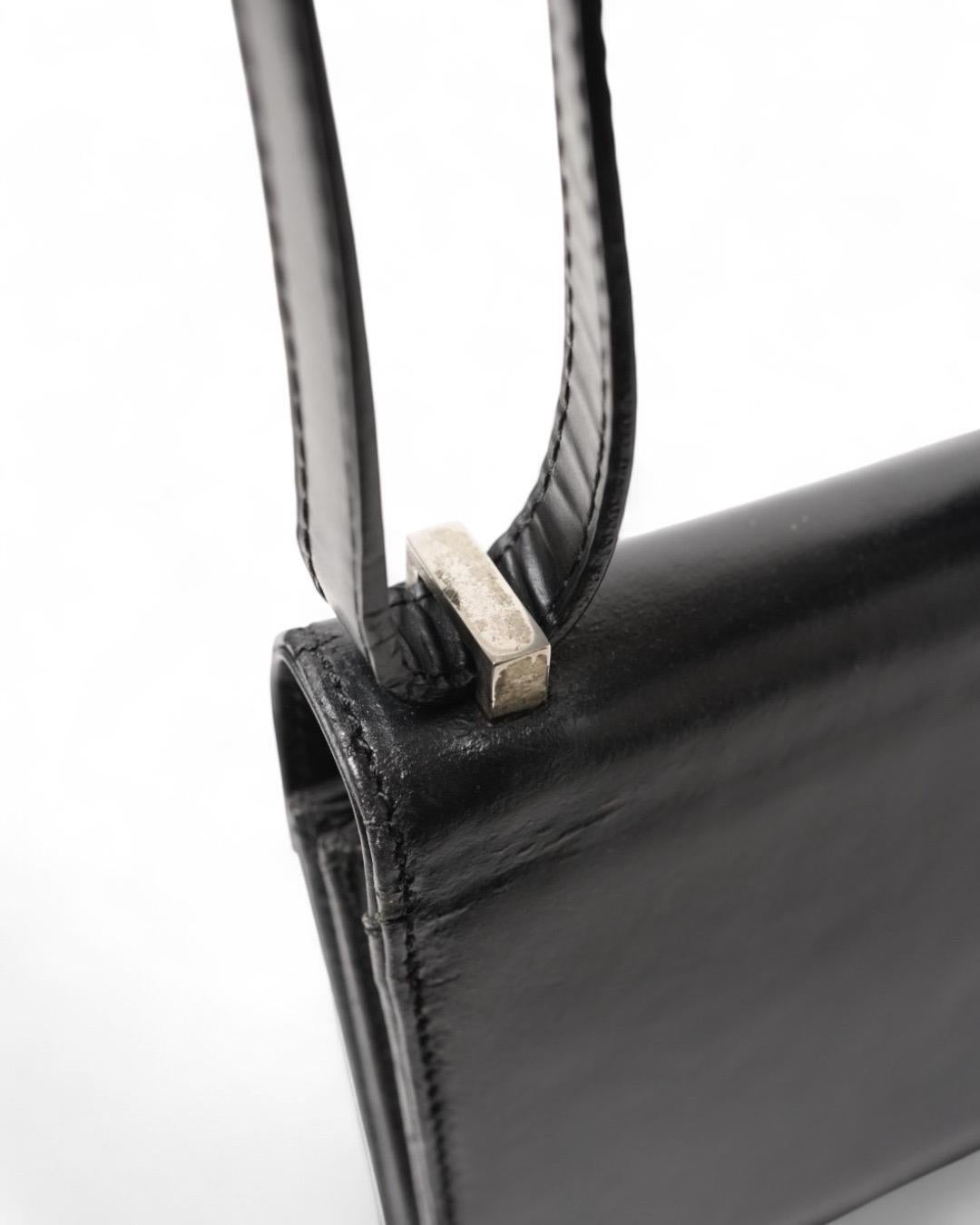 Fendi Mini Bag Sqaure Vintage Nera en vente 10