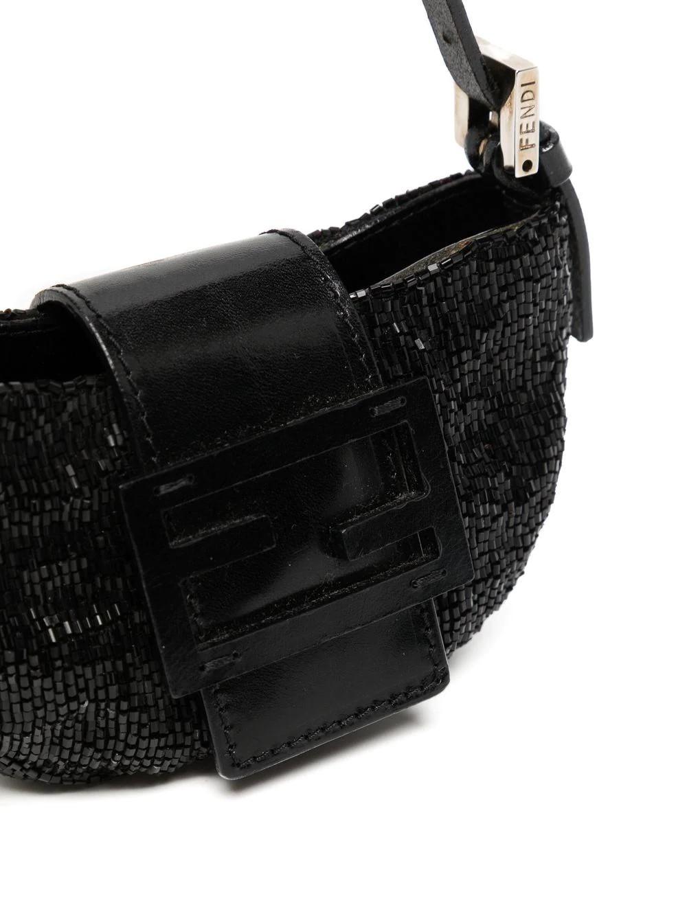 Women's Fendi Mini Beaded Croissant Bag