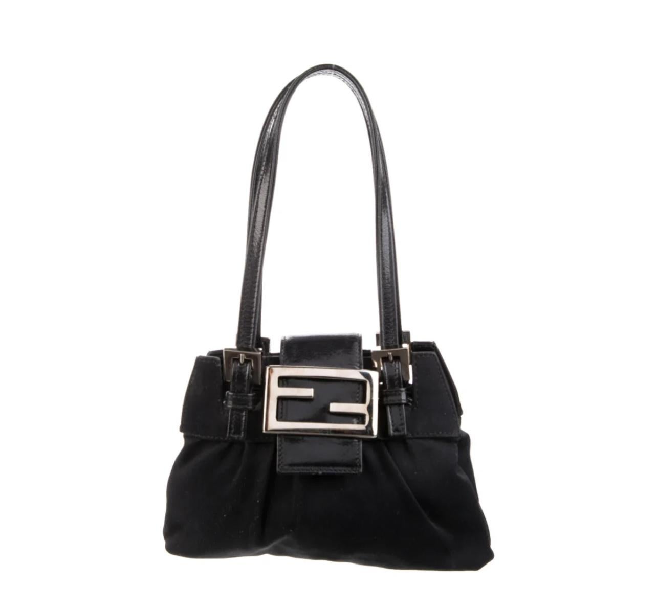 Women's or Men's Fendi Mini Black Handbag  For Sale