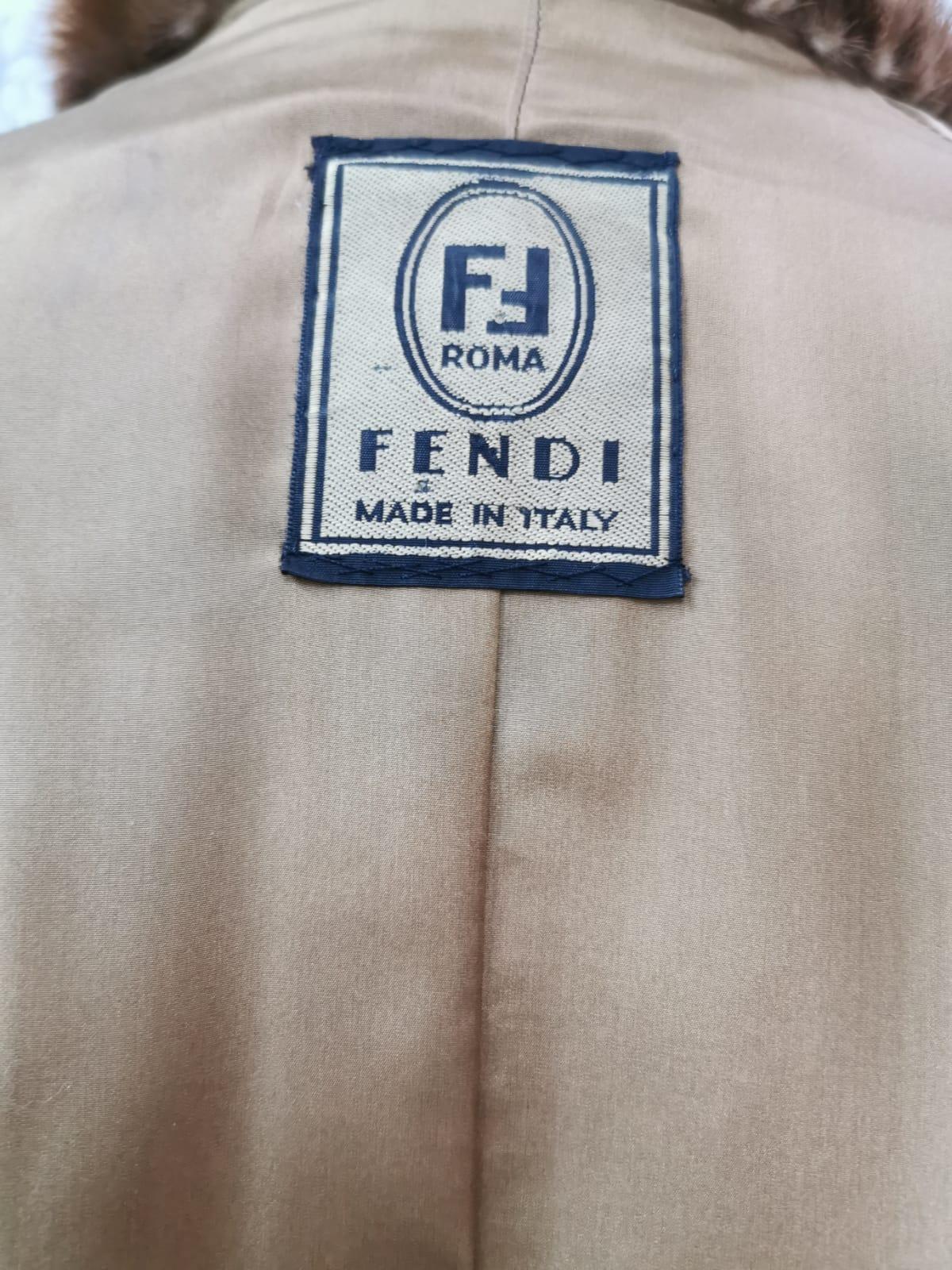 Fendi Mink Fur Full Length Coat (Size 16 - L) For Sale at 1stDibs ...