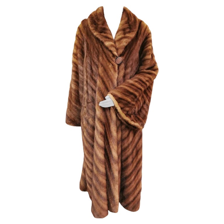 Fendi Mink Fur Full Length Coat (Size 16 - L) For Sale at 1stDibs