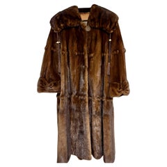 Cappotto intero in pelliccia di visone Fendi (taglia 16 - L)